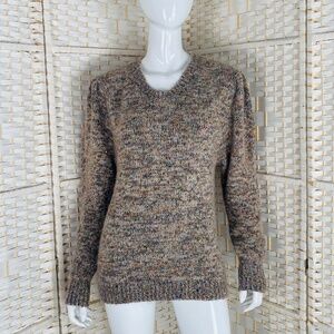 NWT, (NUDE) Scoop Neck Sweater, L